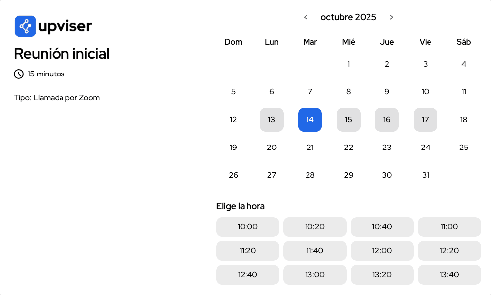 Imagen del bloque de Agendamientos